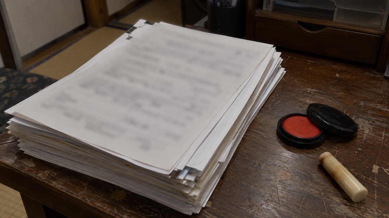 契約書と印鑑